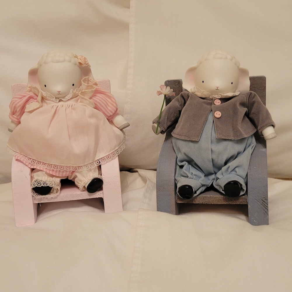 Michel And Company My Lamby Pie Small Boy And Girl With Chairs